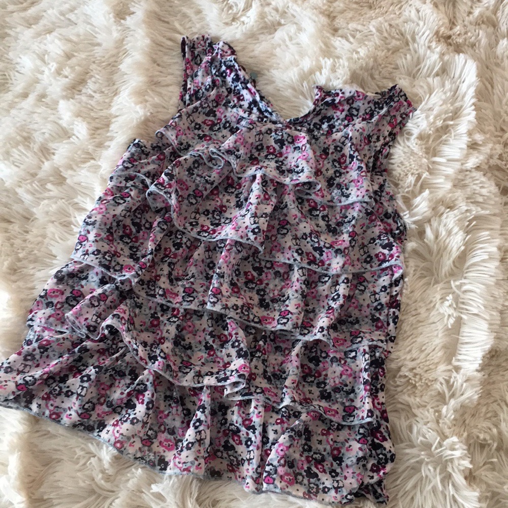 Floral summer blouse